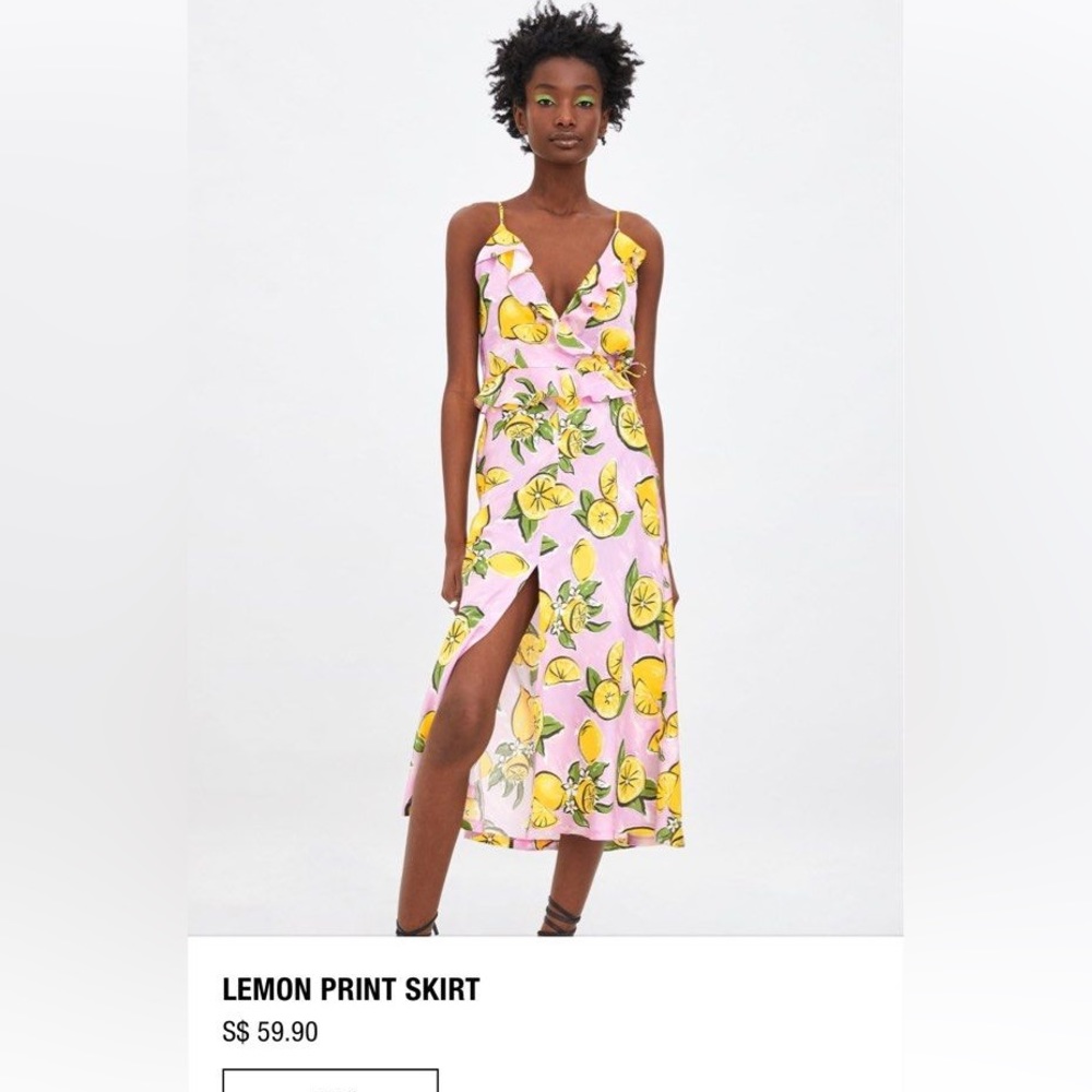 Zara matching set- skirt and top